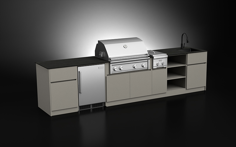 3.5-Meter-Extruded-Aluminium-Outdoor-BBQ-Cabinetry-With-2-BBQ-Cabinet